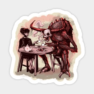 Demon Breakfast Sticker